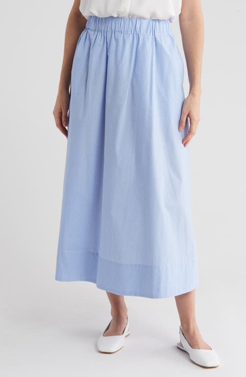 Cotton Poplin Skirt