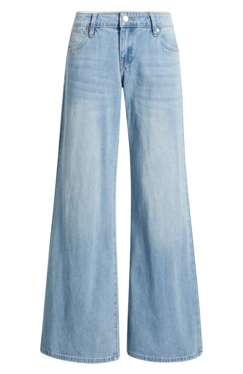 PTCL PTCL FAUX PEARL TRIM WIDE LEG JEANS 