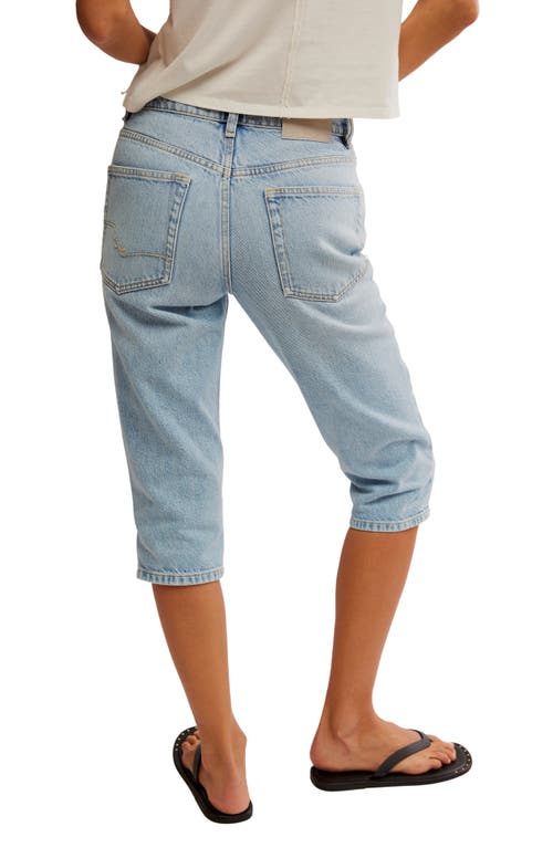 Free People Sun City High Waist Capri Jeans