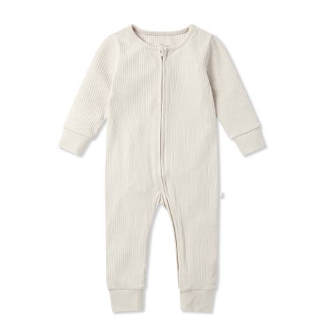 Ribbed Two Way Zip-Up Sleepsuit (Baby)