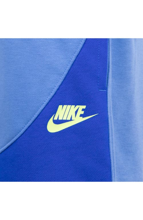 Nike Kids' On The Move Sweat Shorts In Blue