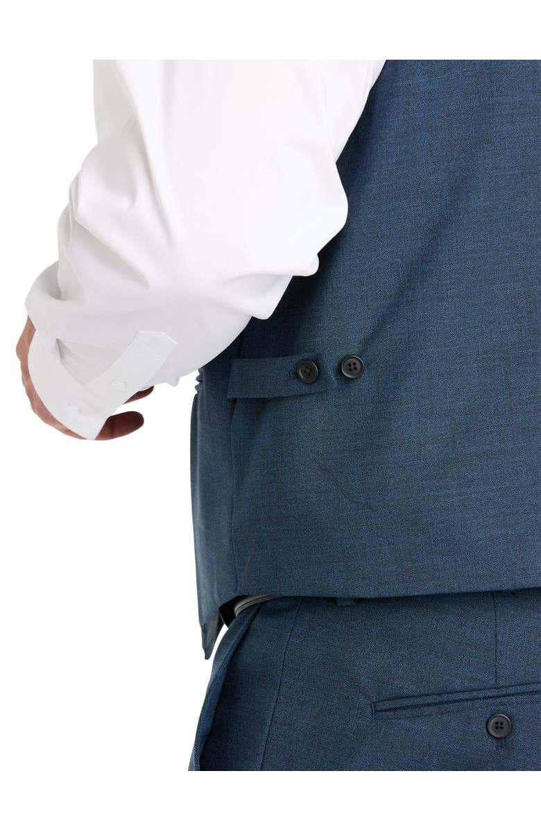 Synrgy by DXL Performance Mélange Suit Vest, Alternate, color, Blue