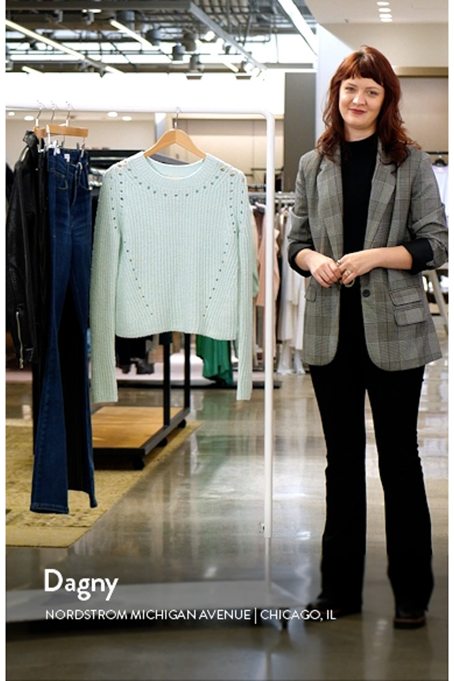 Open Edit Marl Open Stitch Crewneck Sweater (Women) | Nordstromrack