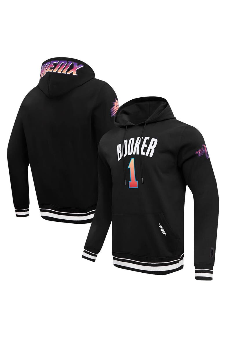 Men's Pro Standard Devin Booker Black Phoenix Suns 2023/24 City Edition Name & Number Pullover Hoodie, Alternate, color, Black