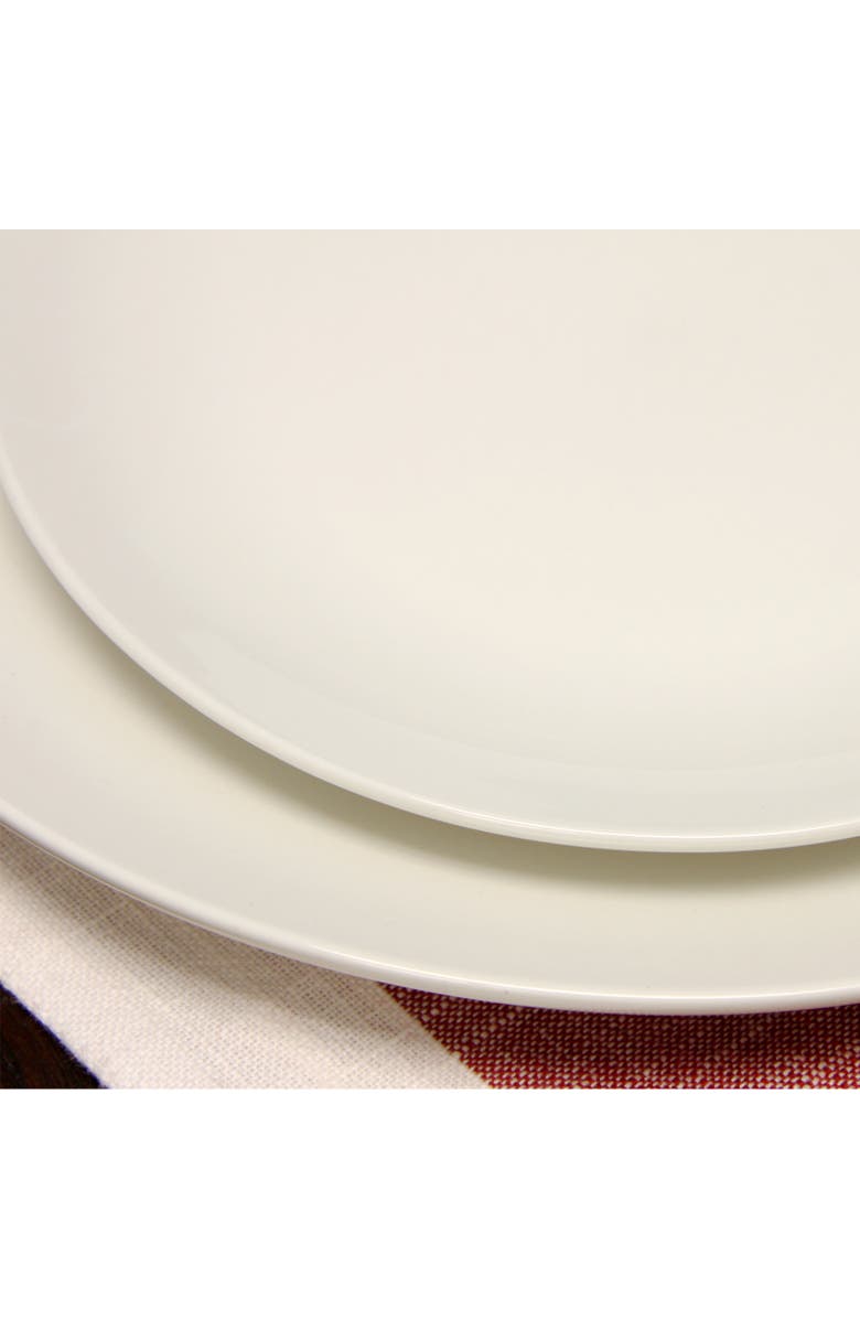 Gibson Home Ogalla 16 Piece Dinnerware Set, Alternate, color, White