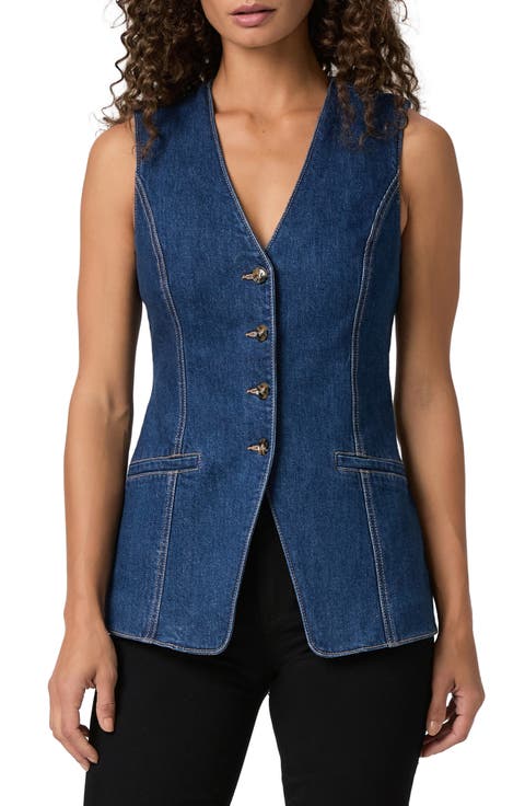 Campanelli Denim Vest