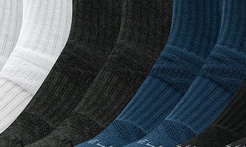 Strideline 8-pack Assorted Crew Socks In Multi