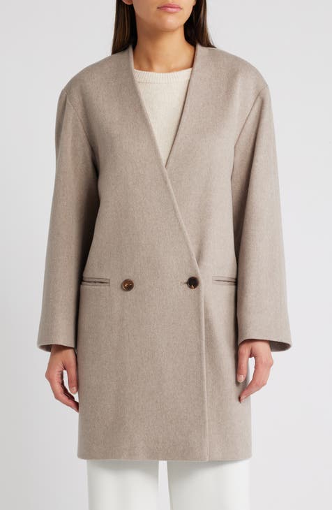 New without tags dusty rose (blush) Calvin Klein cheapest coat. Wool and cashmere blend.