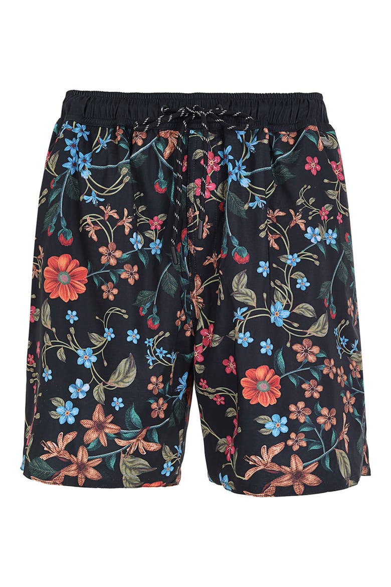 Joe Swim Trunks, Alternate, color, BROWN MULTI
