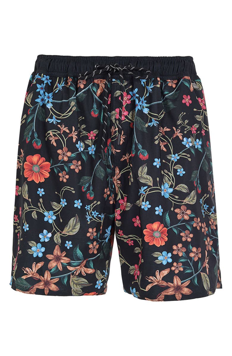 Agua Bendita Joe Swim Trunks, Alternate, color, Brown Multi