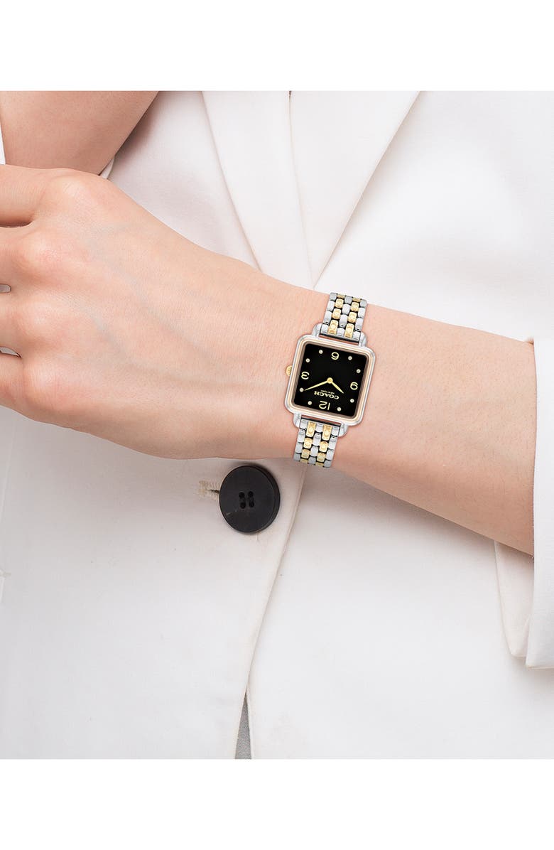 COACH Cass Bracelet Watch, 28mm, Alternate, color, Black