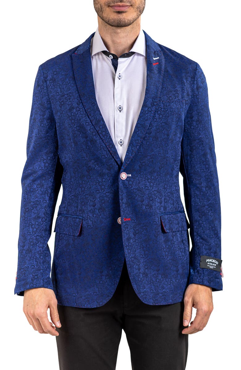 Maceoo Descartes Ascension Sport Coat, Main, color, Blue