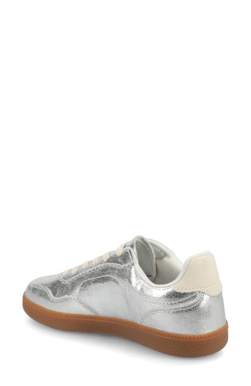 Journee Collection Lummie Sneaker In Silver