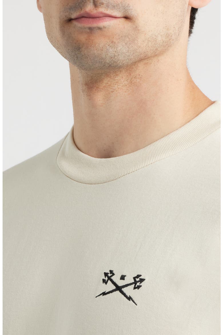 Go-To V2 Embroidered T-Shirt, Alternate, color, CREAM