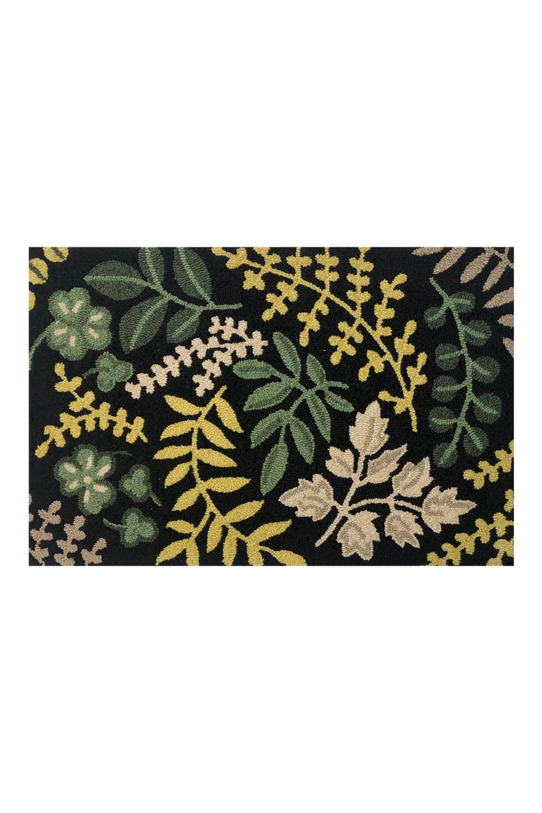 Lucky Fern Doormat, Main, color, BLACK MULTI