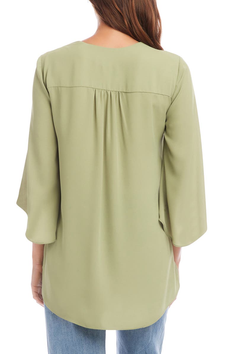 Crossover Hem Asymmetric Top