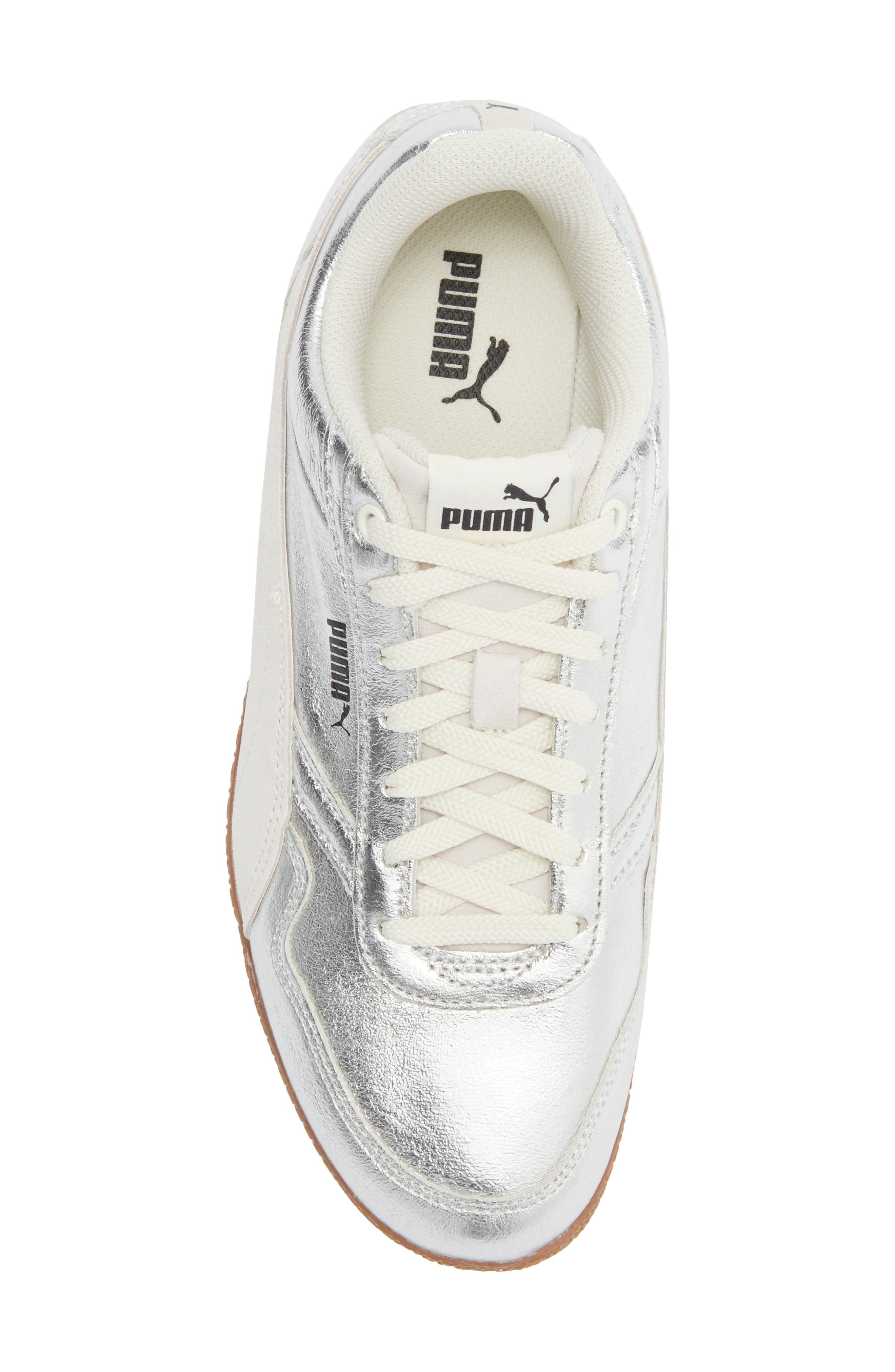 PUMA Bella Donna Metallic Sneaker, Alternate, color, Puma Silver/ Vapor Gray/ Black