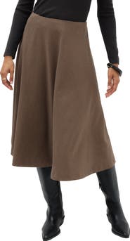 M&S Check Circle Midi Skirt