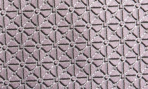 Zegna Ties Geometric Silk Tie In Pink