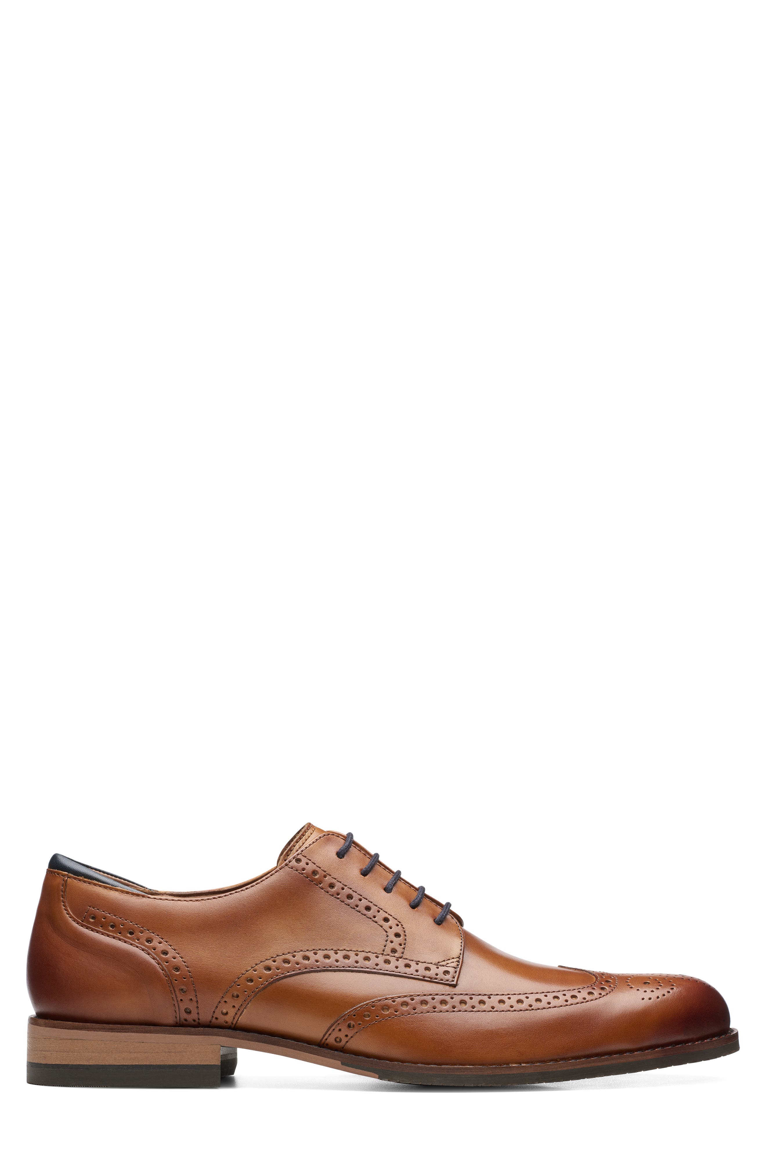 Craft Arlo Limit Leather Wingtip Derby, Alternate, color, TAN LEATHER