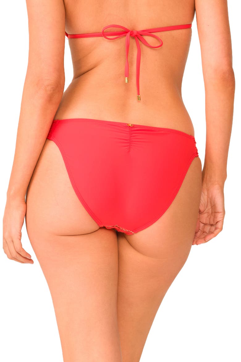 Lace Front Bikini Bottoms, Alternate, color, PASSION