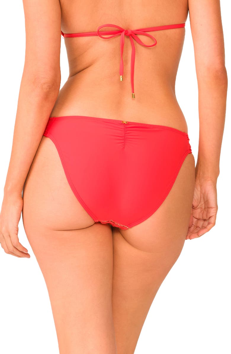 PQ SWIM Lace Front Bikini Bottoms, Alternate, color, Passion
