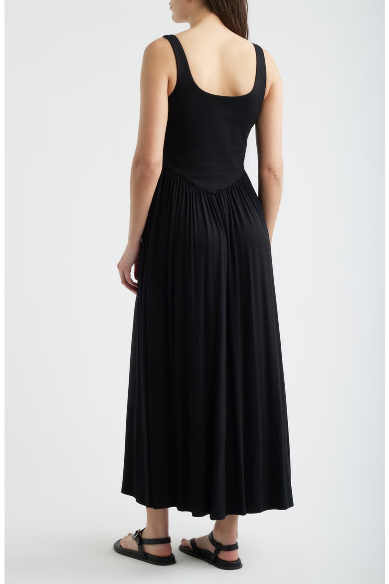 Marinelle Sleeveless Maxi Dress, Alternate, color, NOIR