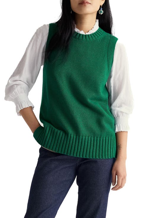 Organic Cotton Sweater Vest