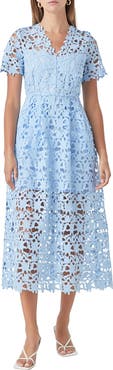 Endless Rose Allover Lace Midi Dress