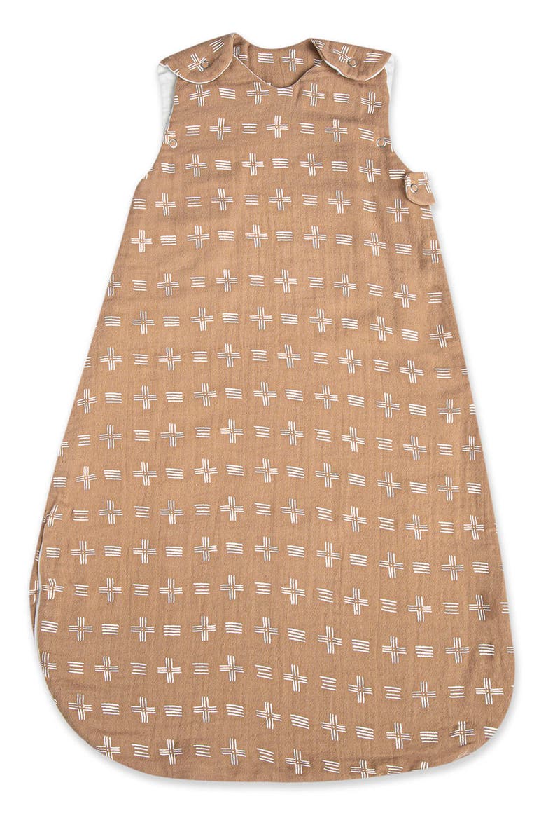 Cotton Wearable Blanket, Main, color, COPPER/ MULTI