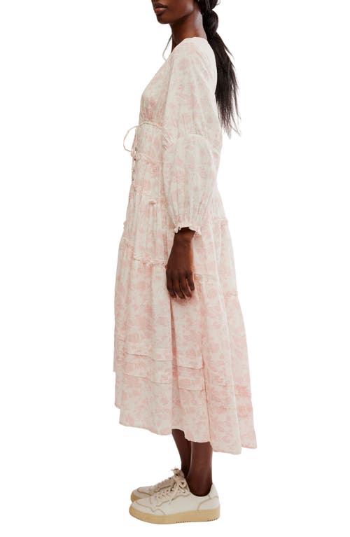 Free People Pappiet Midi Dress In Femme Combo