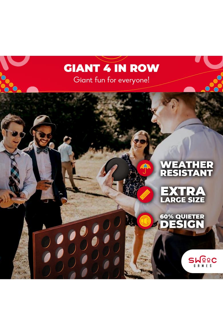Giant Four in a Row, Alternate, color, Brown
