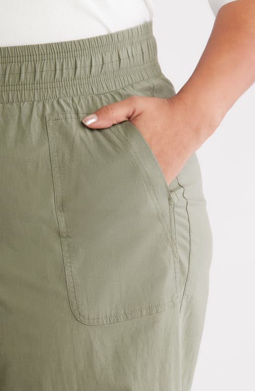 Wit & Wisdom Skyrise Patch Pocket Straight Leg Pants In Green