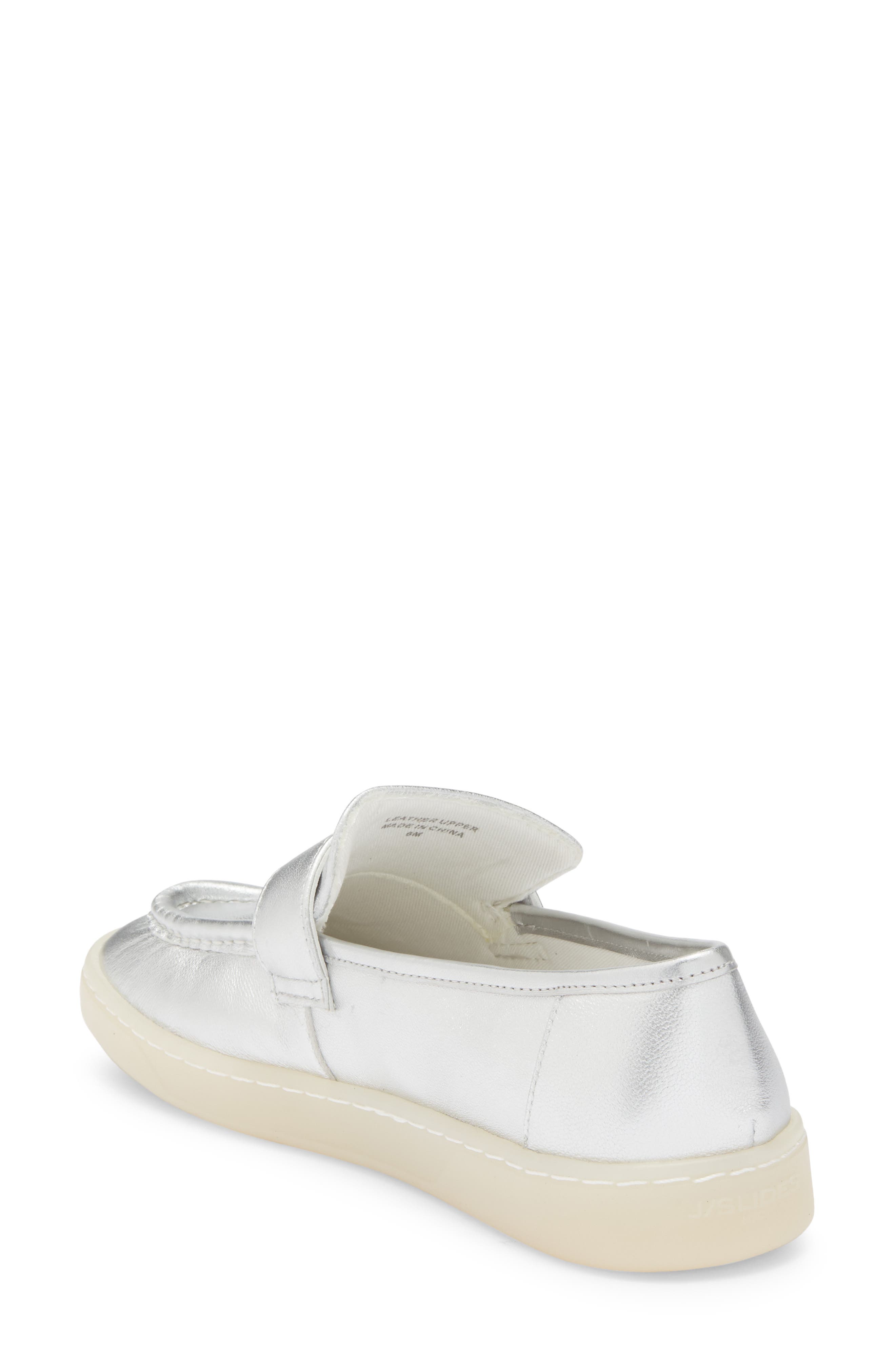JSlides Heath Loafer, Alternate, color, Silver