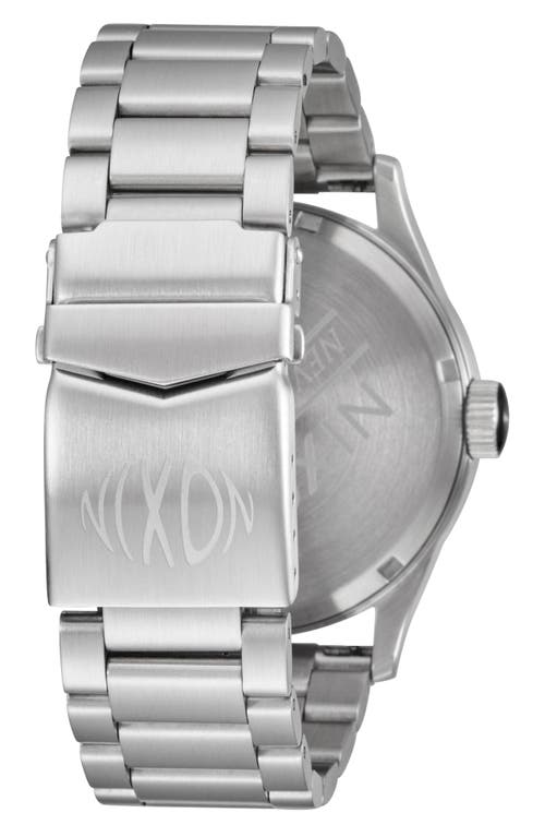 Nixon The Sentry Fisheye Bracelet Watch, 42mm In Metallic