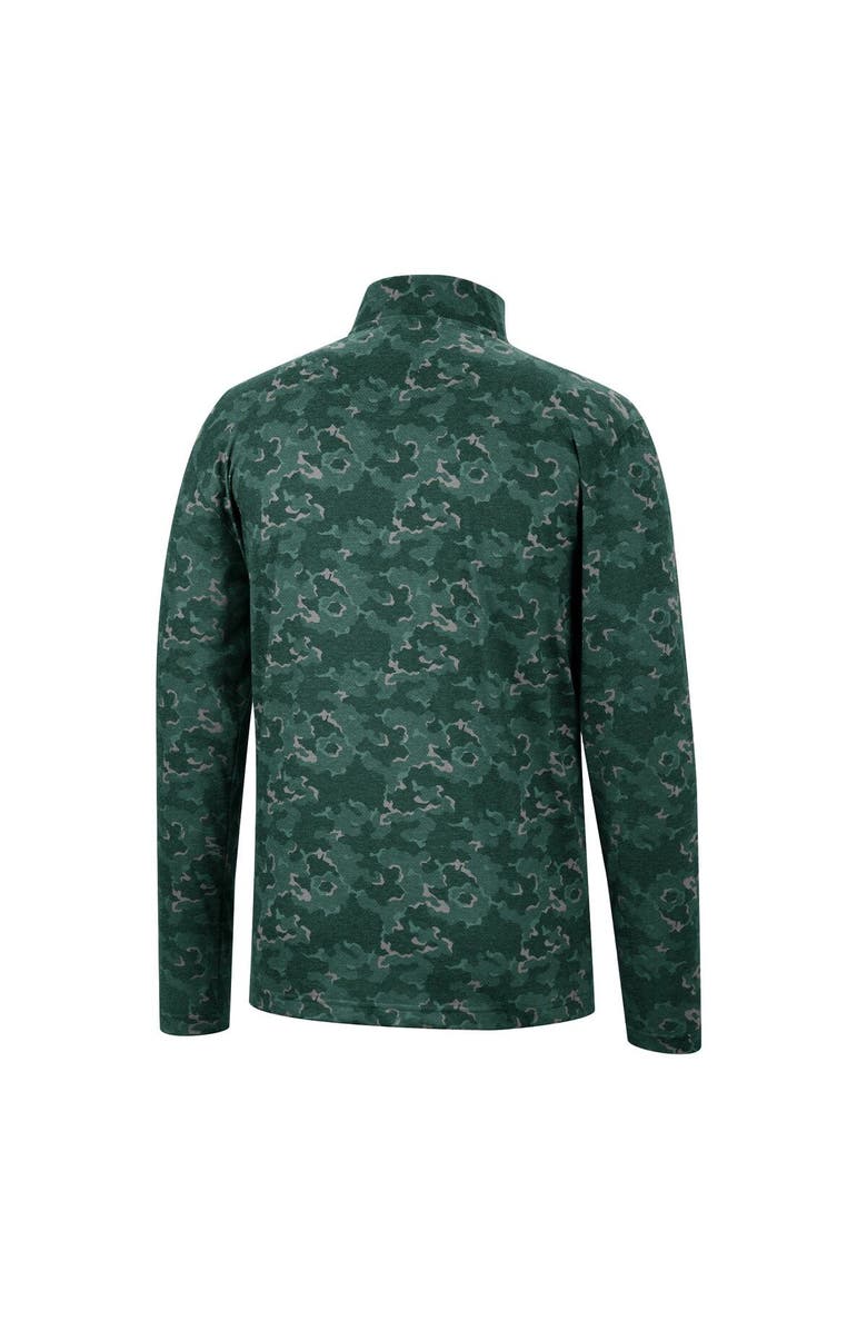 COLOSSEUM Men's Colosseum Green Baylor Bears Tivo Quarter-Zip Jacket, Alternate, color,