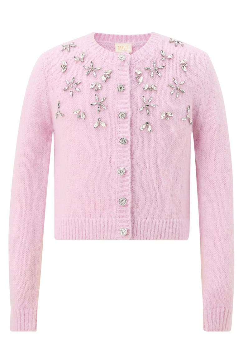 Lila Knit Cardigan, Main, color, Blush Pink