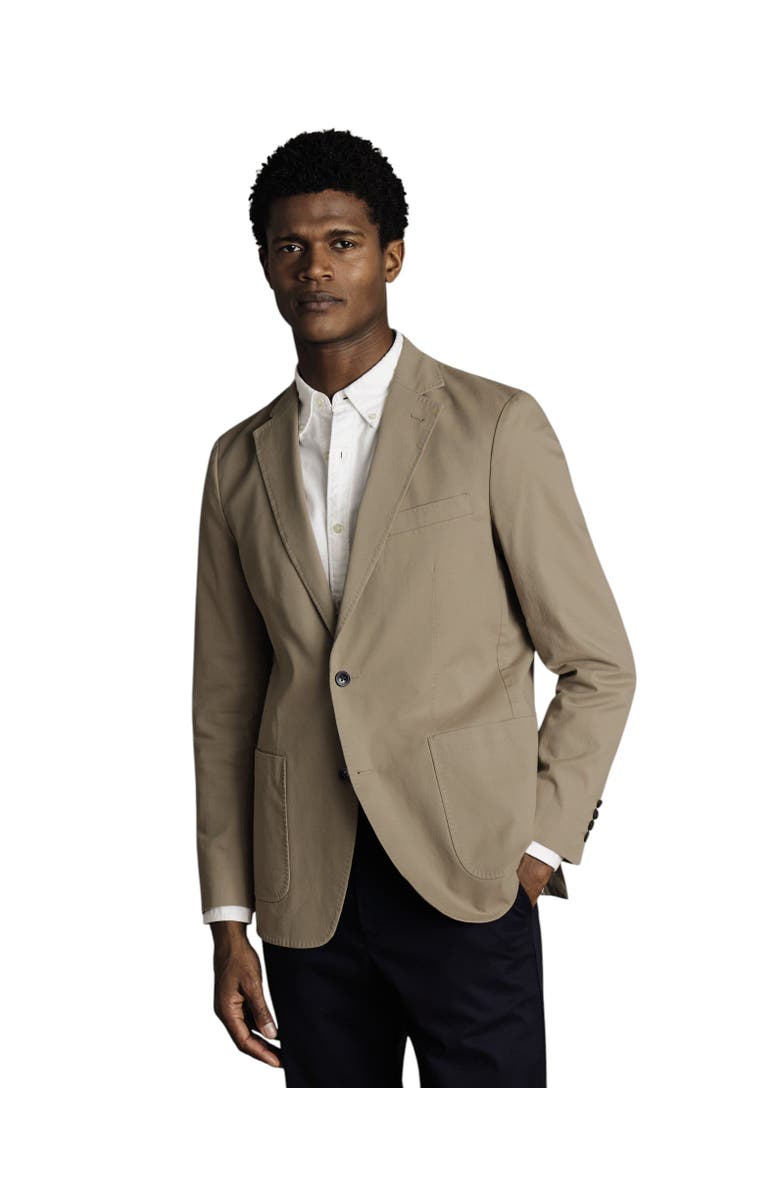 Charles Tyrwhitt Cotton Stretch Jacket, Main, color, Stone