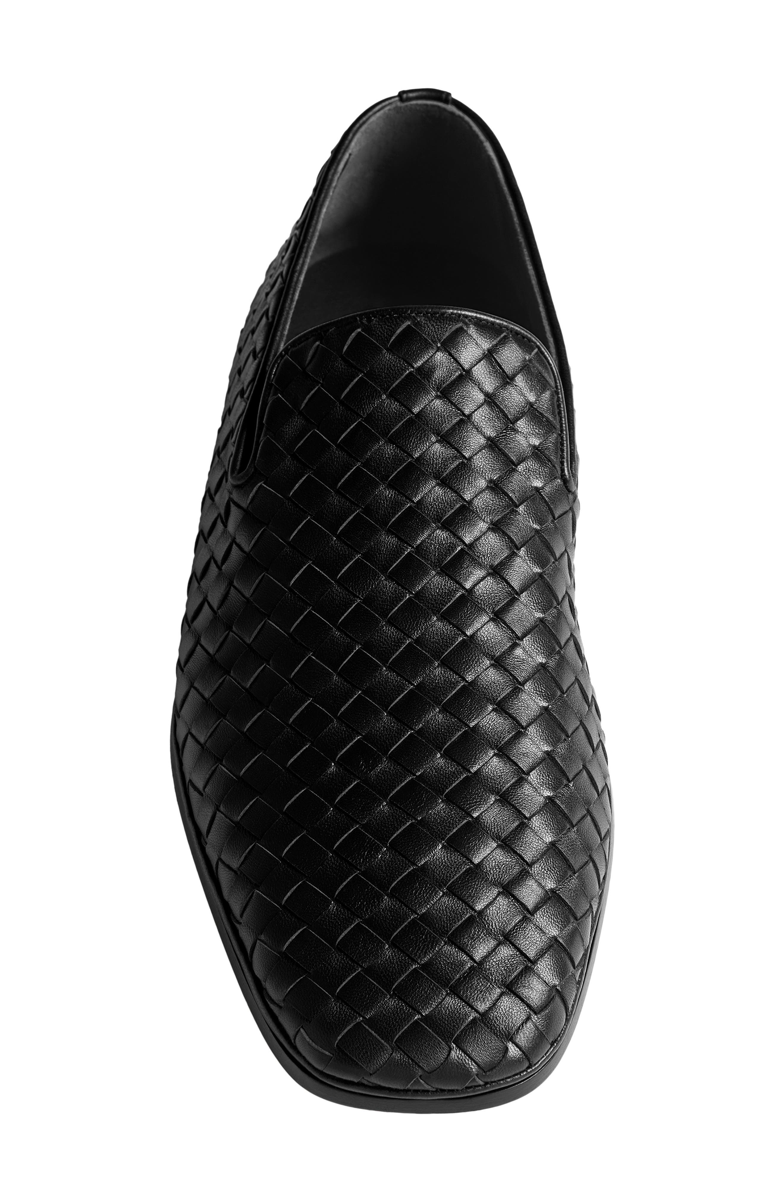 Bottega Veneta Palazzo Leather Slipper, Alternate, color, 1000 Black