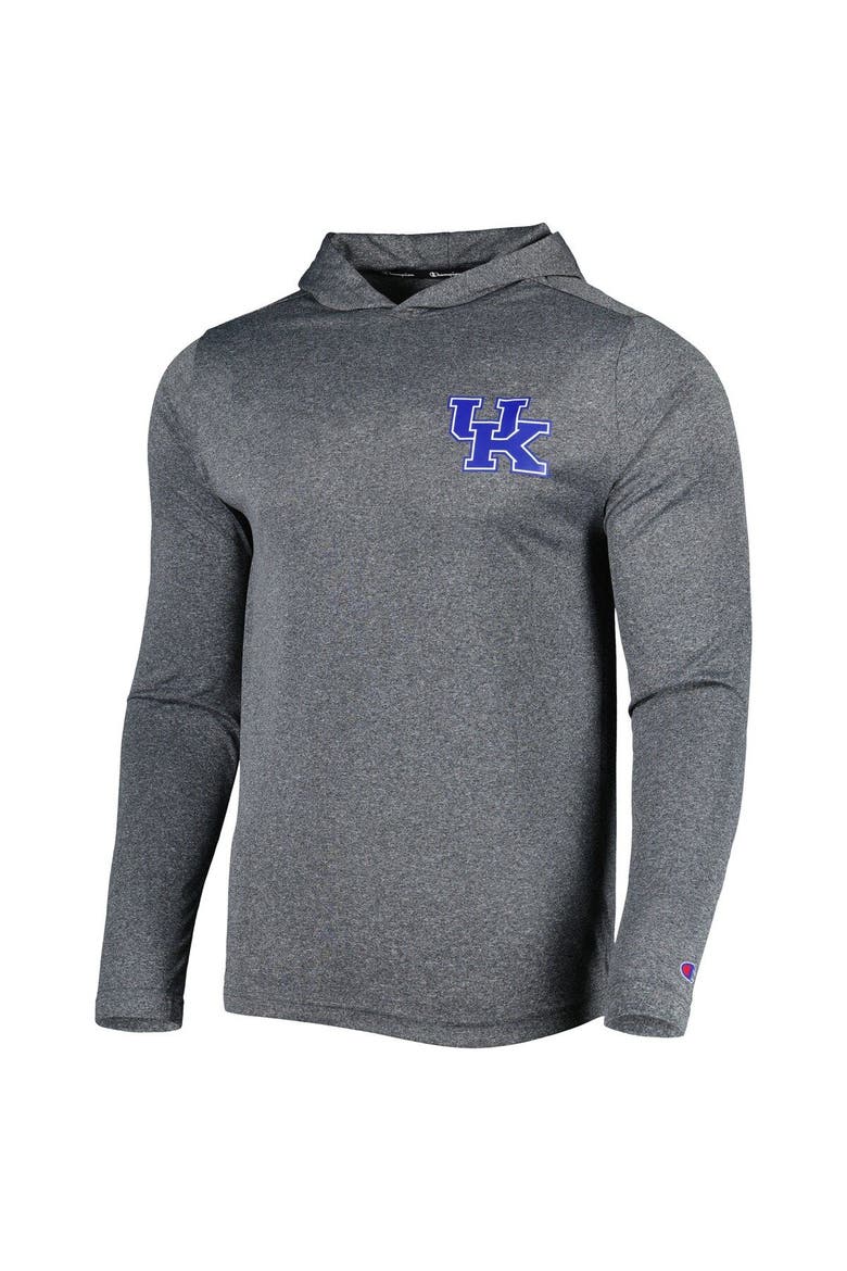 Men's Champion Gray Kentucky Wildcats Hoodie Long Sleeve T-Shirt, Alternate, color, Gray