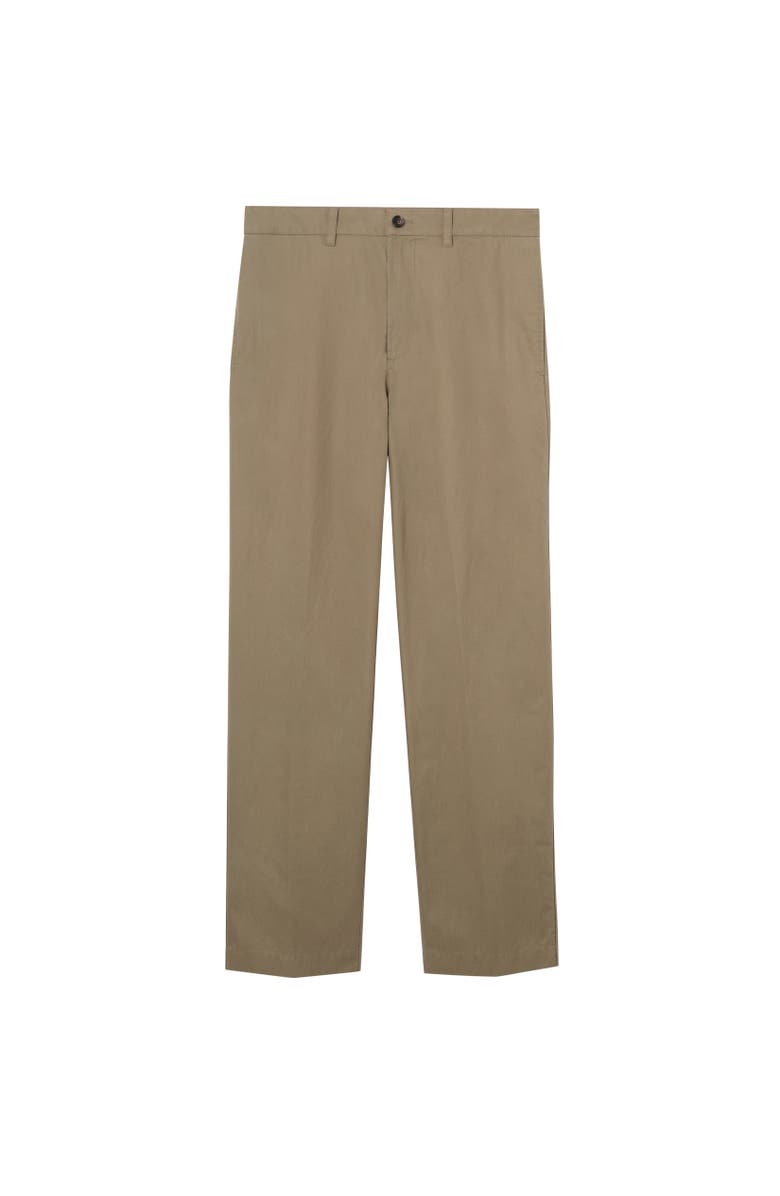 Burberry Tropical Gabardine Chinos, Alternate, color, Finch Brown