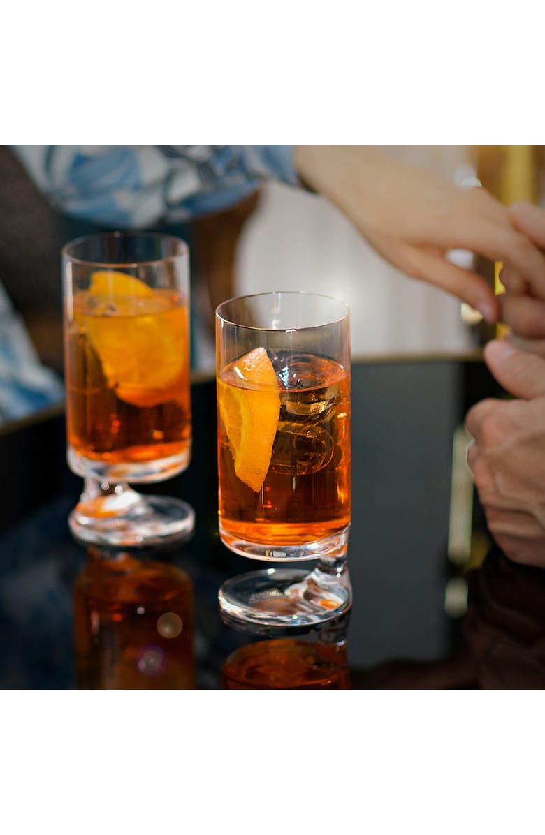 Arnolfo Di Cambio Water Glass Smoke Set Of 2, Alternate, color, Clear Crystal