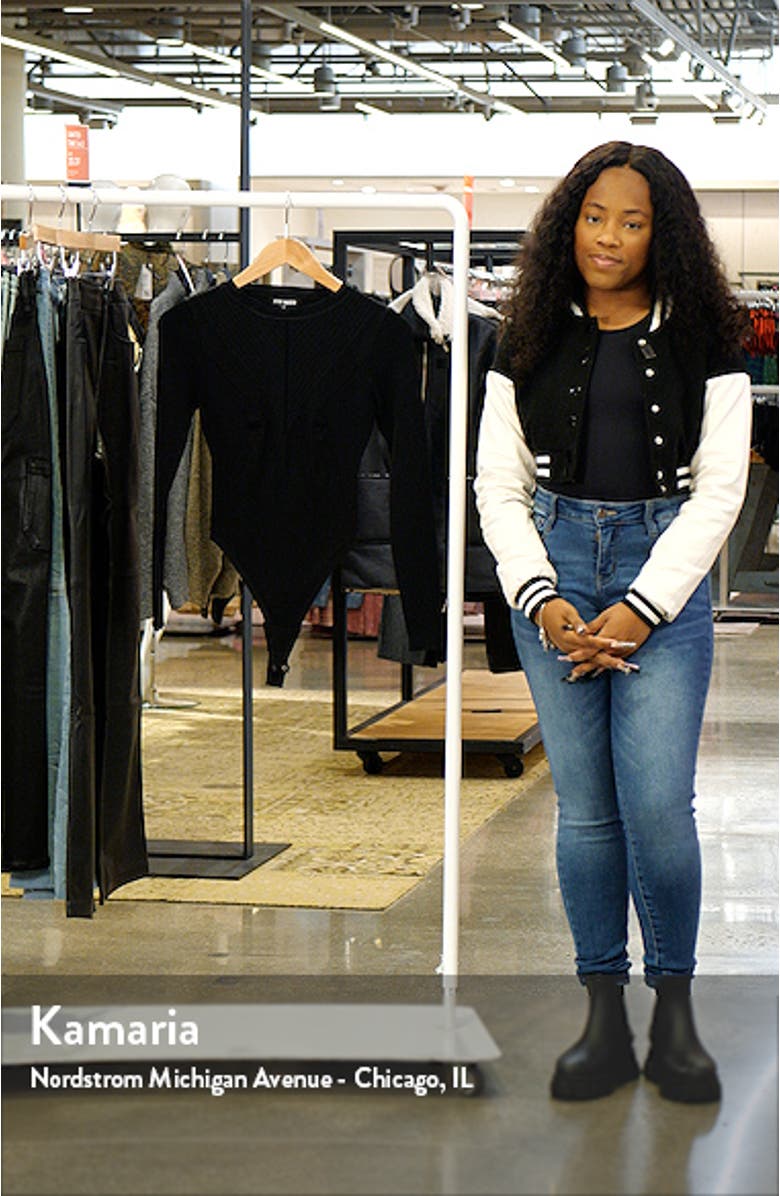 Xandra Rib Long Sleeve Bodysuit, sales video thumbnail