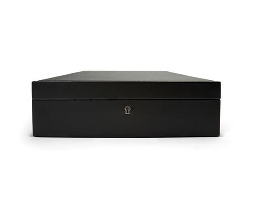 Wolf British Racing 10 Piece Watch Box In Black
