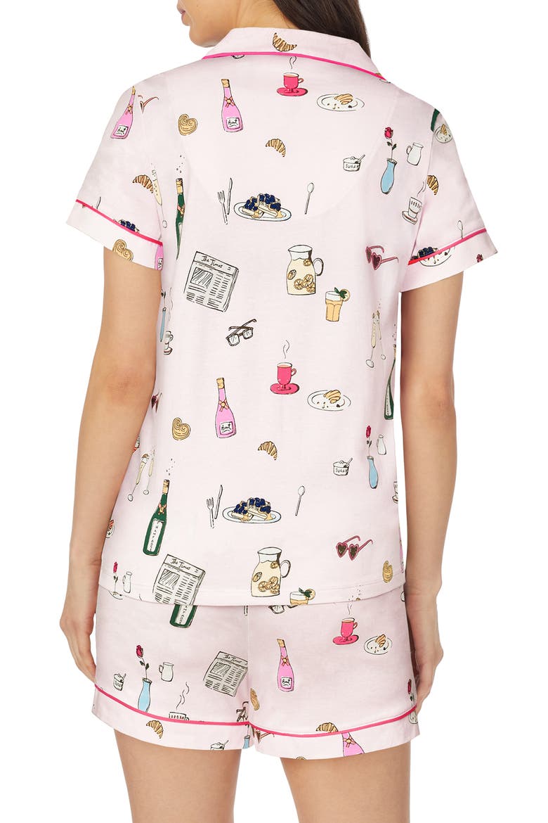 Classic Shorty Pajamas, Alternate, color, LETS DO BRUNCH