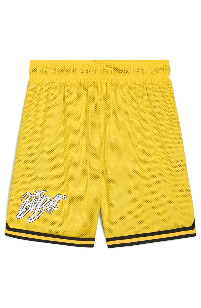 PUMA Men's Puma Yellow Borussia Dortmund 2025 FIFA Club World Cup Hoops Reversible Shorts, Alternate, color, Yellow