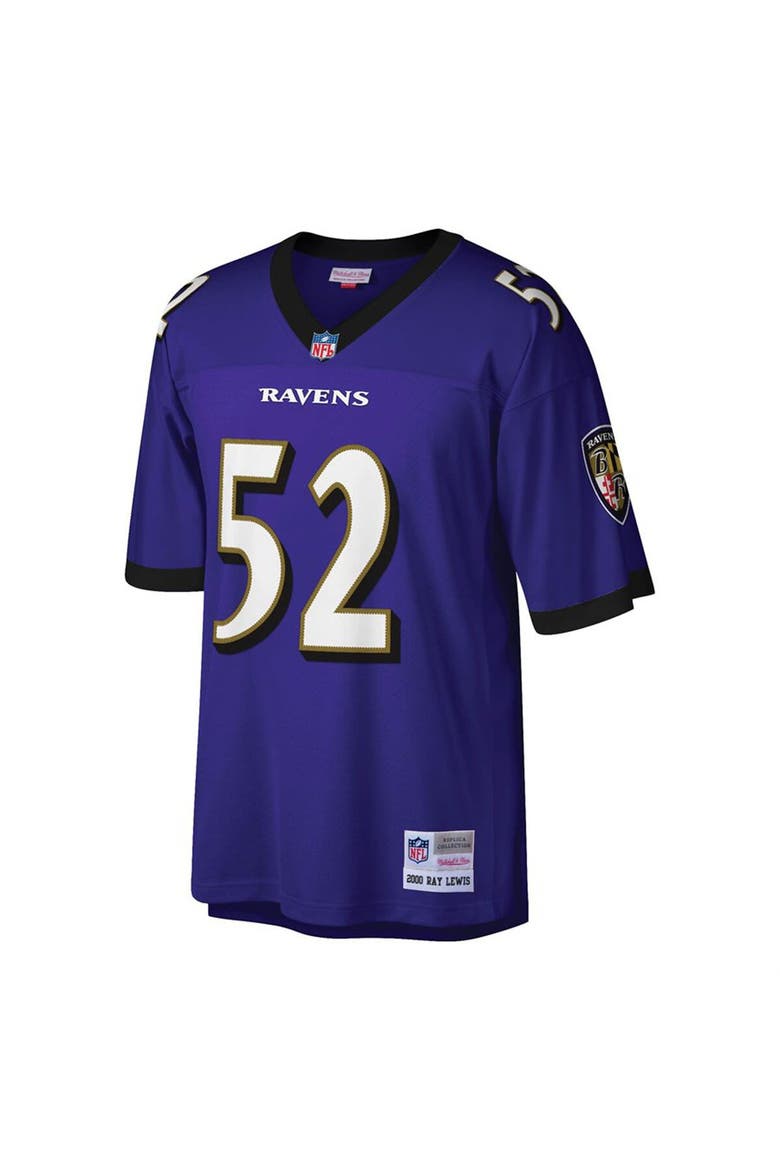 Men's Mitchell & Ness Ray Lewis Purple Baltimore Ravens Big & Tall 2000 Retired Player Replica Jersey, Alternate, color, Purple