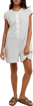 WISHLIST Striped Knit Romper
