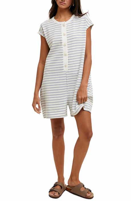 WISHLIST Striped Knit Romper