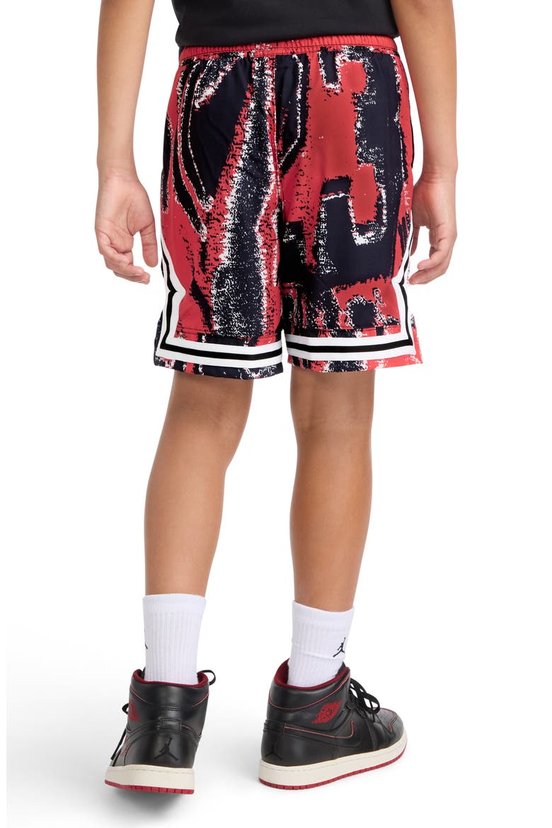 Kids' Sport Woven Diamond Shorts, Alternate, color, BLACK